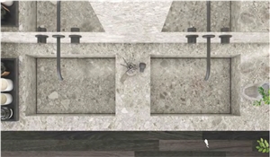 Terrazzo Artificial Stone Bathroom Top