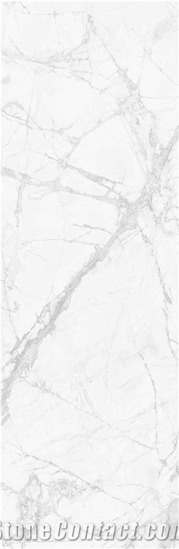 Turkey Invisible White Marble Look Sintered Wall Tiles