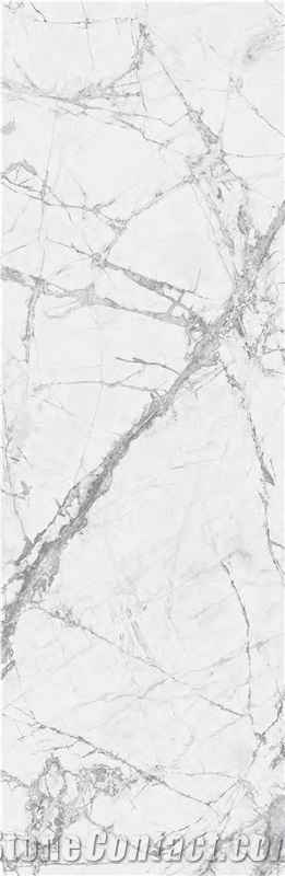 Turkey Invisible White Marble Look Sintered Wall Tiles