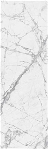 Turkey Invisible White Marble Look Sintered Wall Tiles