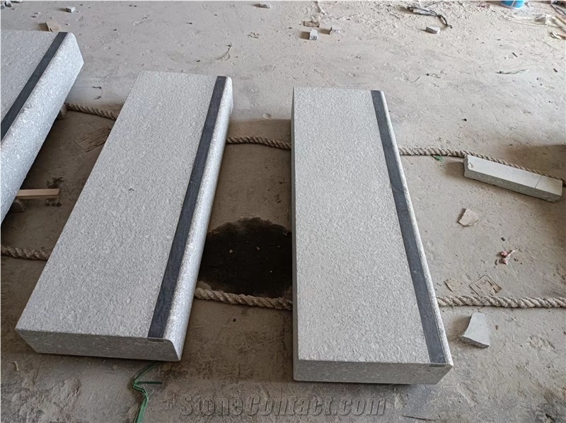 External Steps Stair G603 Granite Blocks With Anti-Slip Belt