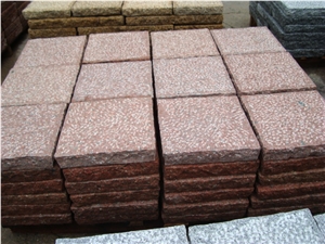 Red Granite Garden Pillar, Palisade