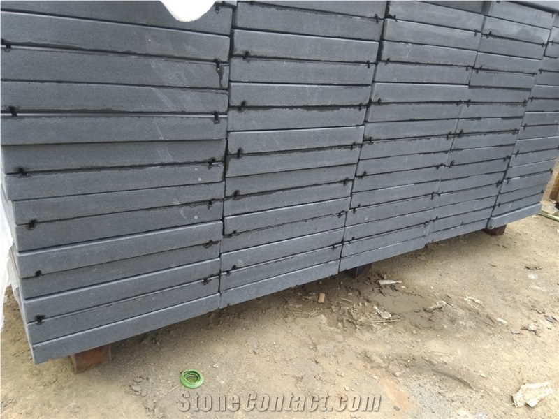 Vietnam Basalt Honed Pool Parapets