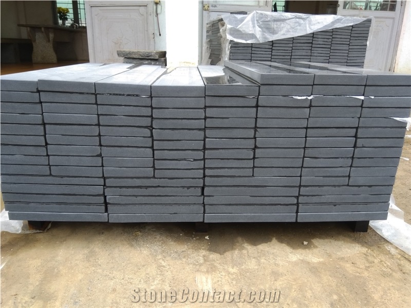 Vietnam Basalt Honed Pool Parapets