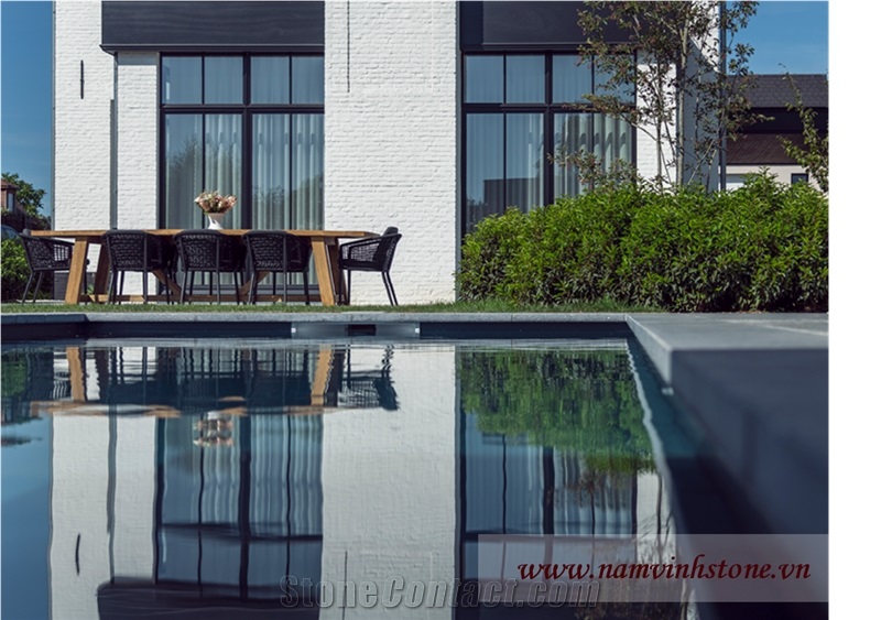 Vietnam Swimming Pool Border Gothic Pool Coping, Pool Pavers