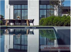 Vietnam Swimming Pool Border Gothic Pool Coping, Pool Pavers