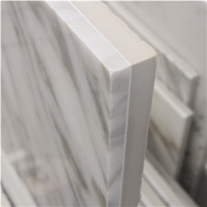 Abrabescato Marble Backed Composite Stone Tile For Outdoor Wall