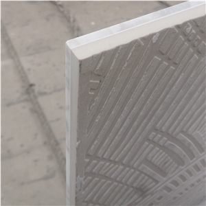 Abrabescato Marble Backed Composite Stone Tile For Outdoor Wall