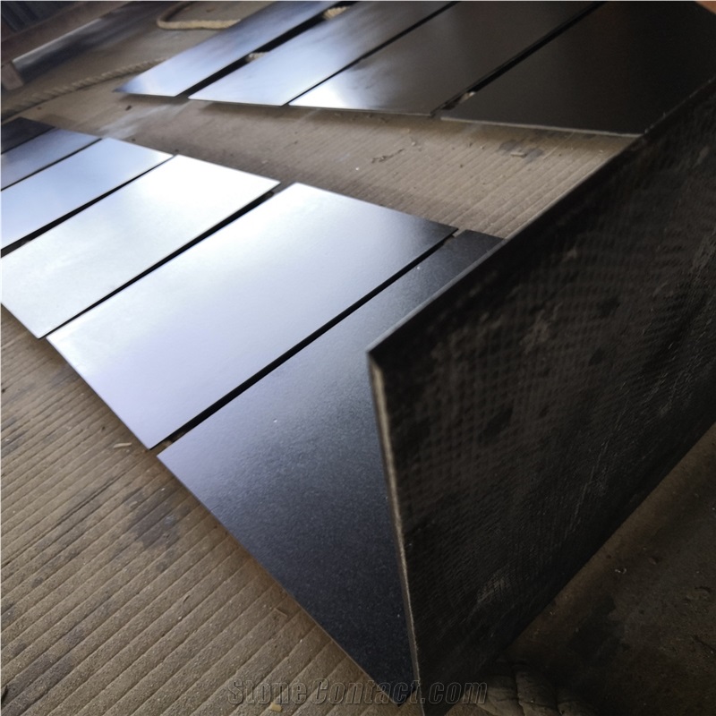 Absolute Black Marble Backed Fiberglass For Outdoor Wall