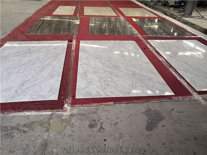 ACM Backed Calacatta Marble Panel For Interior Wall