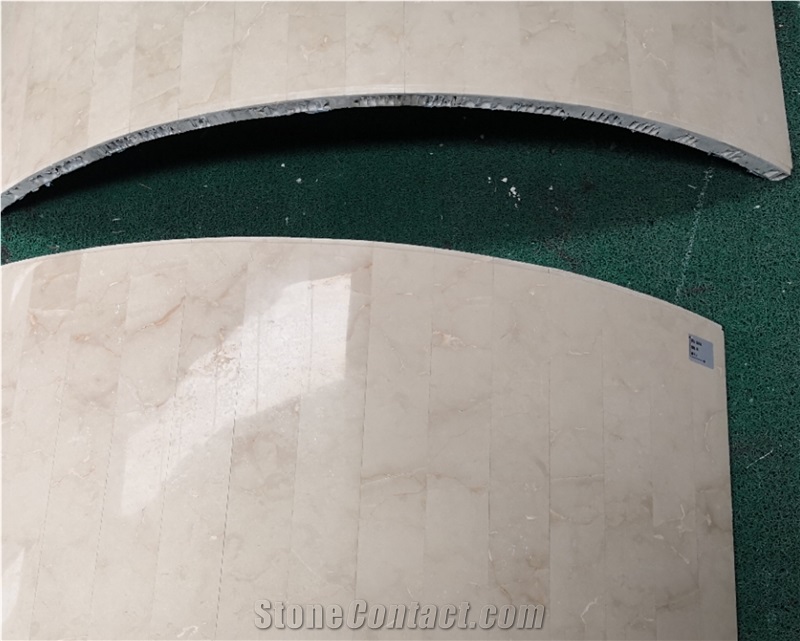 Arc Honeycomb Panel Laminated Marble