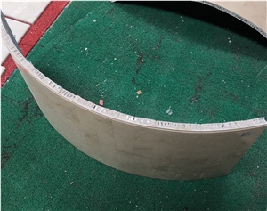 Arc Honeycomb Panel Laminated Marble