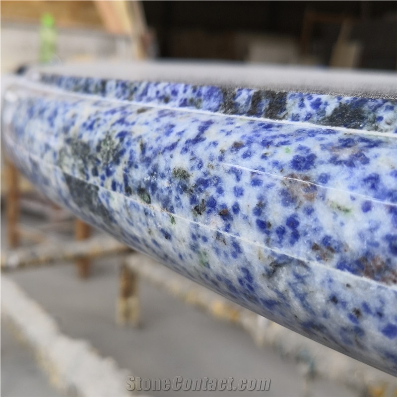 Azul Bahia Granite Backed Honeycomb Panels For Bar Top