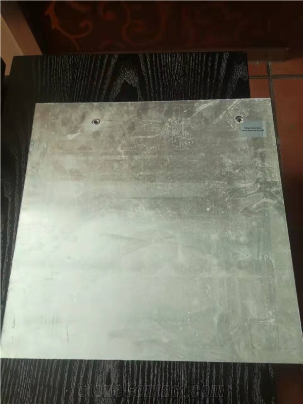 Beige Travertine Honeycomb Stone Panel Slabs