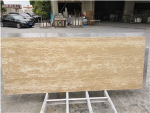 Beige Travertine Honeycomb Stone Panels For Wall Cladding
