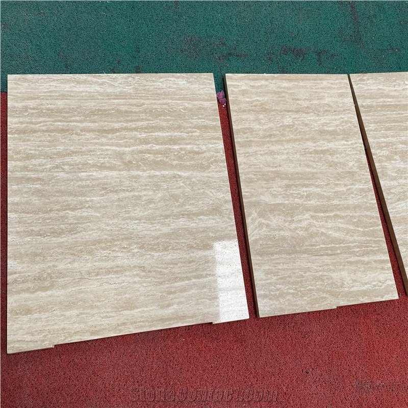 Beige Travertine Lightweight Backed Aluminum Honeycomb Panel
