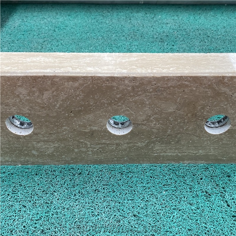 Beige Travertine Lightweight Backed Aluminum Honeycomb Panel