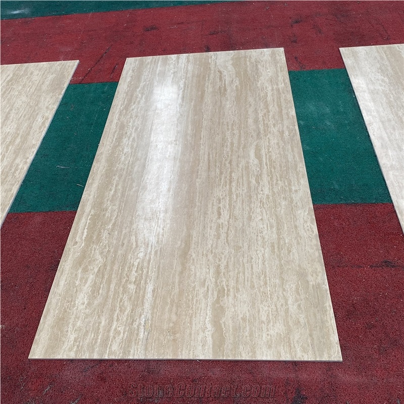 Beige Travertine Lightweight Backed Aluminum Honeycomb Panel