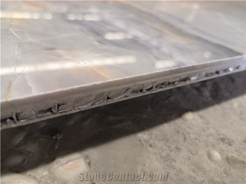 Natural Ultra-Thin Marble Backed Honeycomb Panels