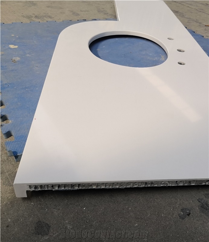 Quartz Laminated Honeycomb Panels For Countertop / Table Top