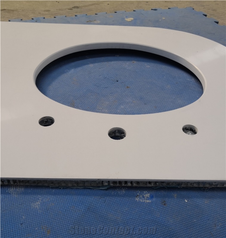 Quartz Laminated Honeycomb Panels For Countertop / Table Top
