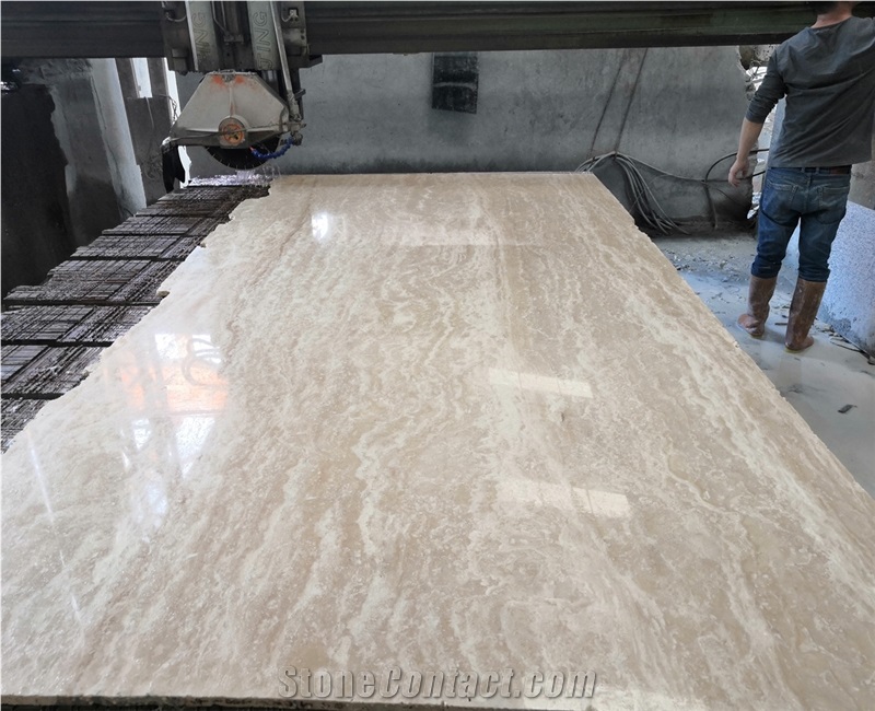 Rome Travertine Backed Aluminum Honeycomb Panels
