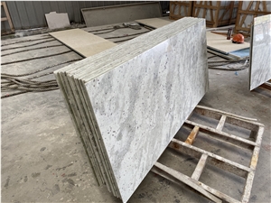 Thin Marble Backed Fiberglass Stone Panel For Indoor Wall