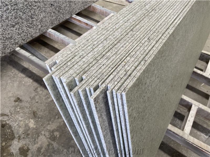 Thin Marble Backed Fiberglass Stone Panel For Indoor Wall