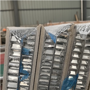 Travertine Backed Aluminum Honeycomb Panel
