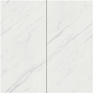 China Honed Platina White Sintered Stone Polished Slab