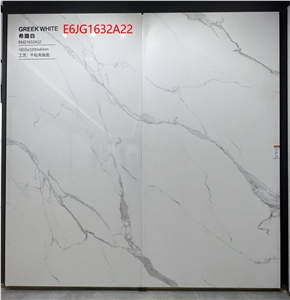 China Sintered Stone Greek White Polished Slab
