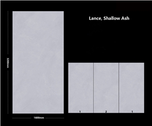 China Sintered Stone Lance Shallow Ash Honed Slab China Sintered Stone Lance Shallow Ash Honed Slab