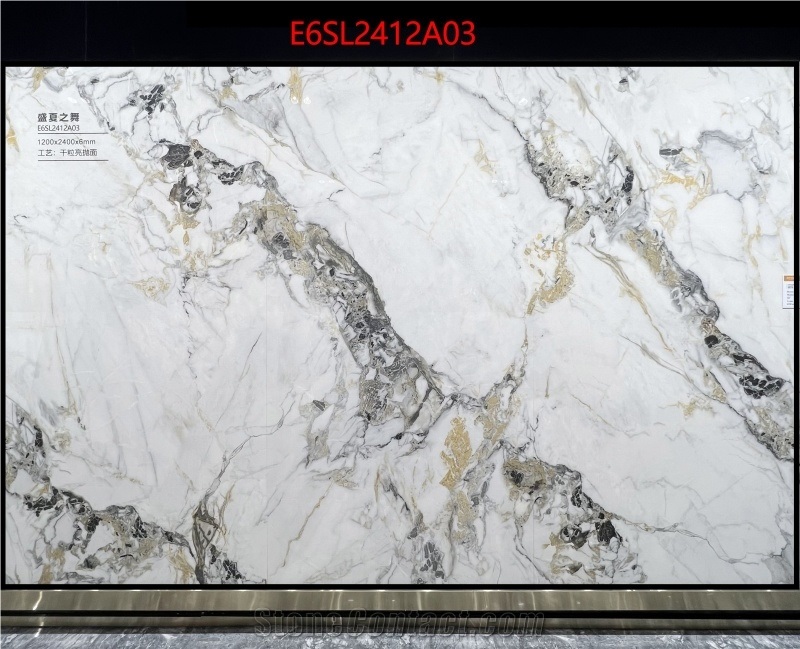 China Sintered Stone The Summer Dance Polished Slab
