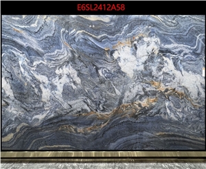 Excellent Quality Sky Blue Sea Sintered Stone Slab