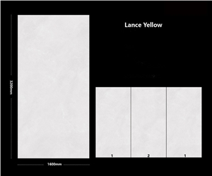 Good Quality Lance Yellow Honed Sintered Stone