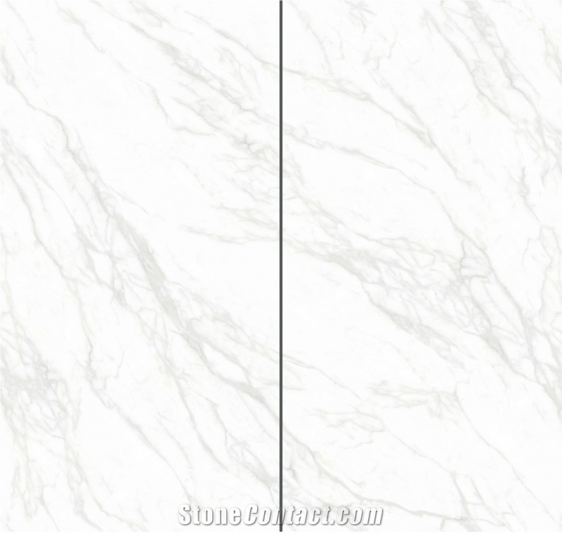 Good Quality Santiago White Sintered Stone Slab