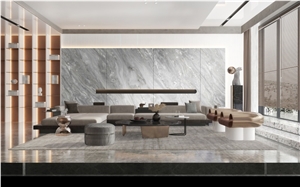 High Quality Blue Lake Sintered Stone Polished Slab