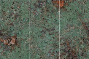 Highly Polished Emerald Green Sintered Stone Slab Highly Polished Emerald Green Sintered Stone Slab