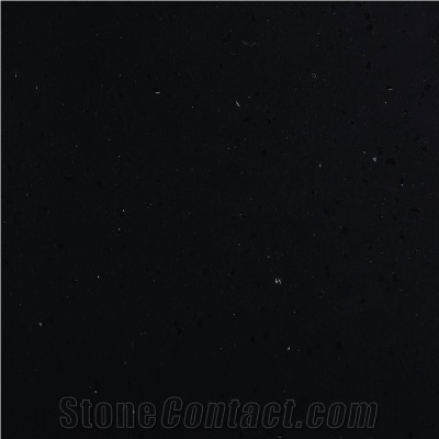 Hot Selling Silver Dot Black Engineered Stone Slab