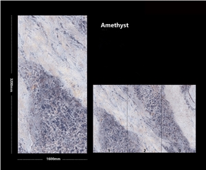 Sintered Stone Amethyst China Polished Slab