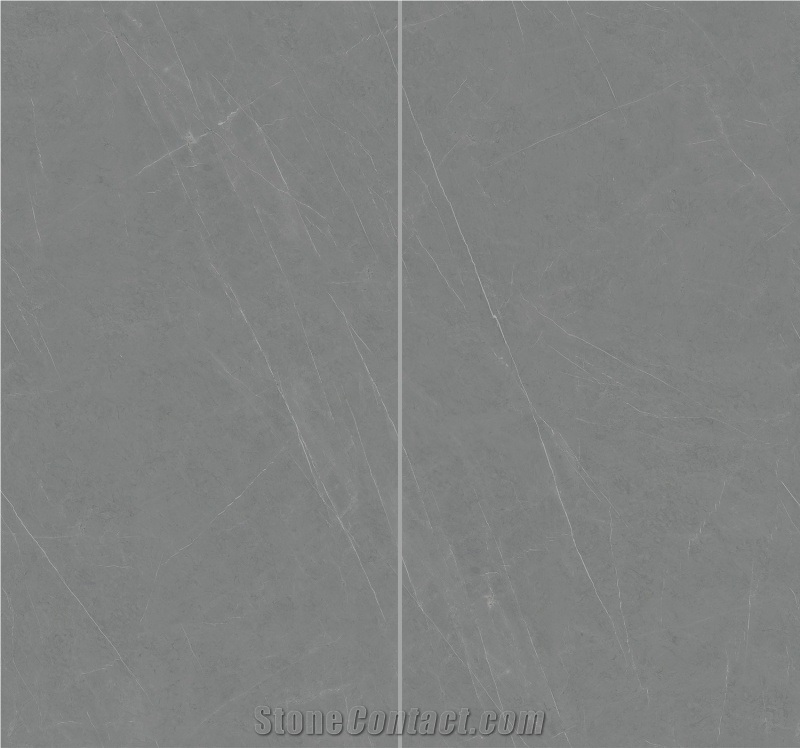 Sintered Stone AURORA Light Grey Polished Slab