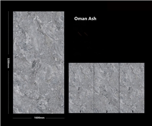 Sintered Stone Oman Ash Polished Slab With Good Price
