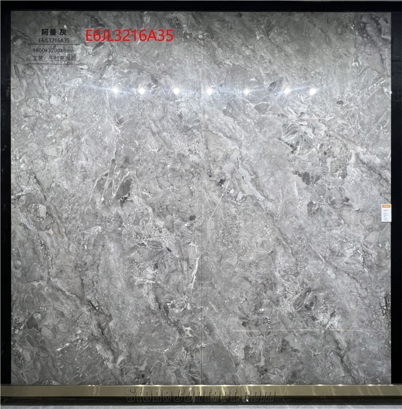 Sintered Stone Oman Ash Polished Slab With Good Price