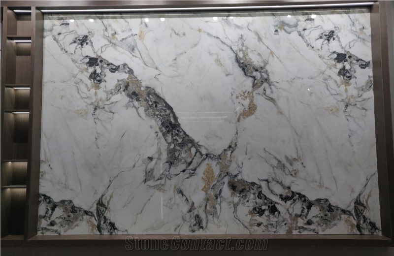 Sintered Stone Summer Flowers Polished Slab
