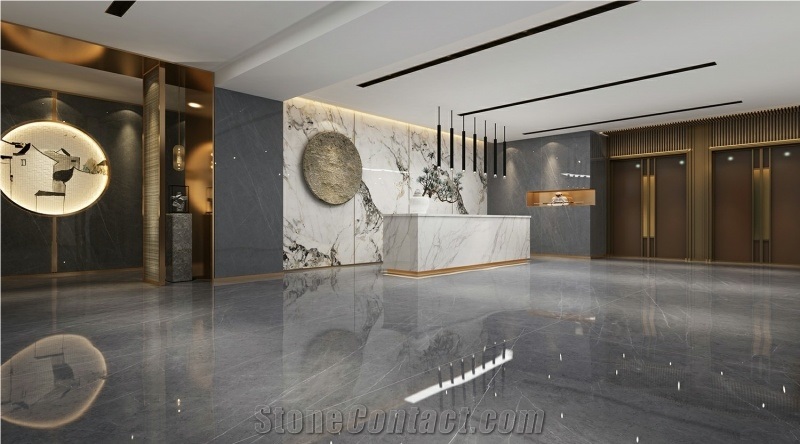 Sintered Stone Summer Flowers Polished Slab