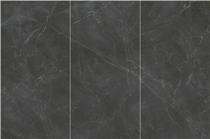 Sintered Stone The Century Dark Grey Polished Slab