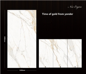 Sintered Stone Time Of Gold From Yonder Polished Slab