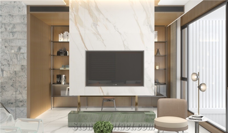 Sintered Stone Time Of Gold From Yonder Polished Slab