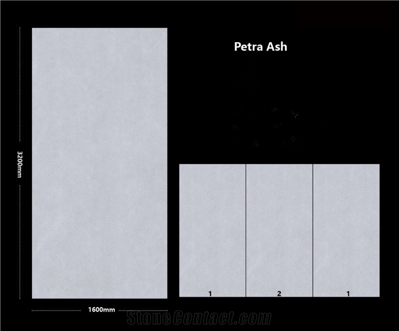 Stable Quality Petra Grey Honed Sintered Stone Slab