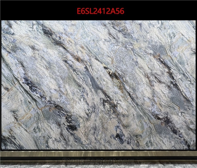 Stable Quality The Baroque Polished Sintered Stone Slab